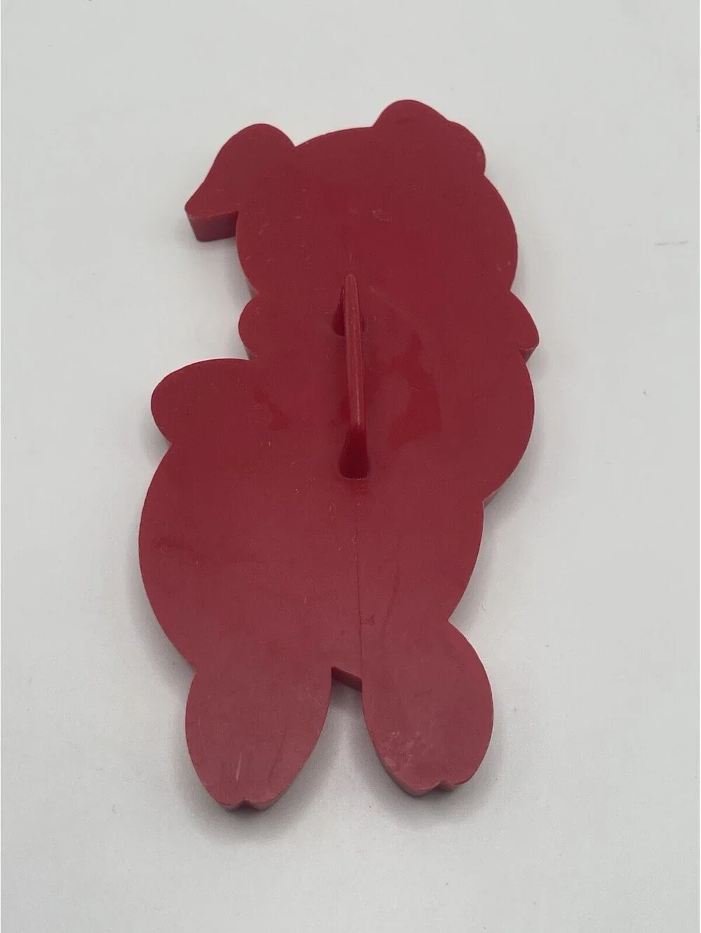 Vtg 1970s Tupperware Porky Pig Cookie Cutter Red Imprint
